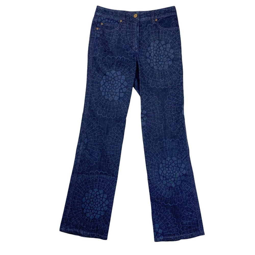 ESCADA Mandala Denim Print Bootcut Jeans-2